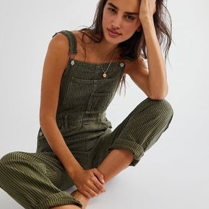 💚Free People Ziggy Railroad Overalls💚 NWT